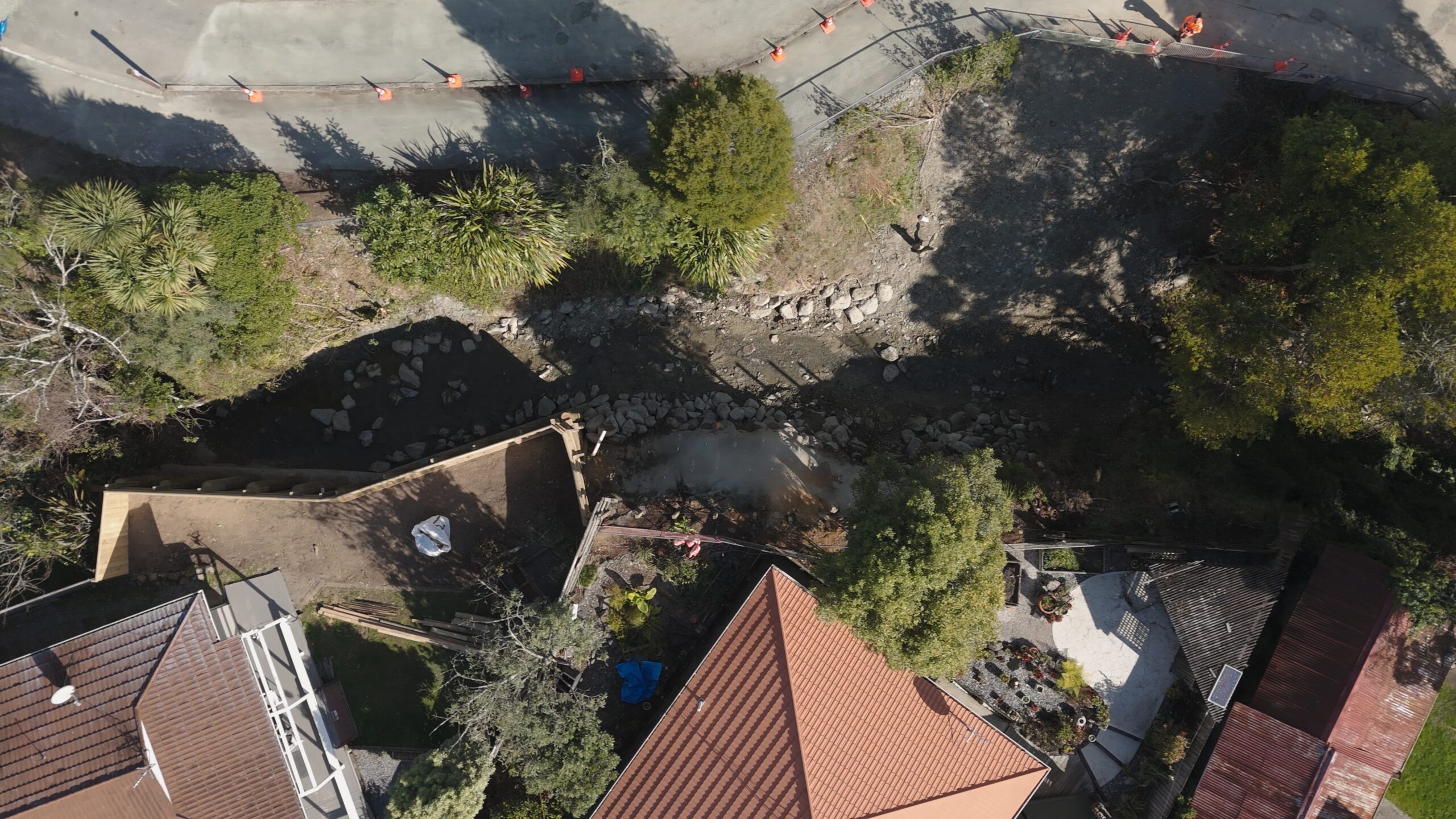 Scotia Street Streambank Aerial